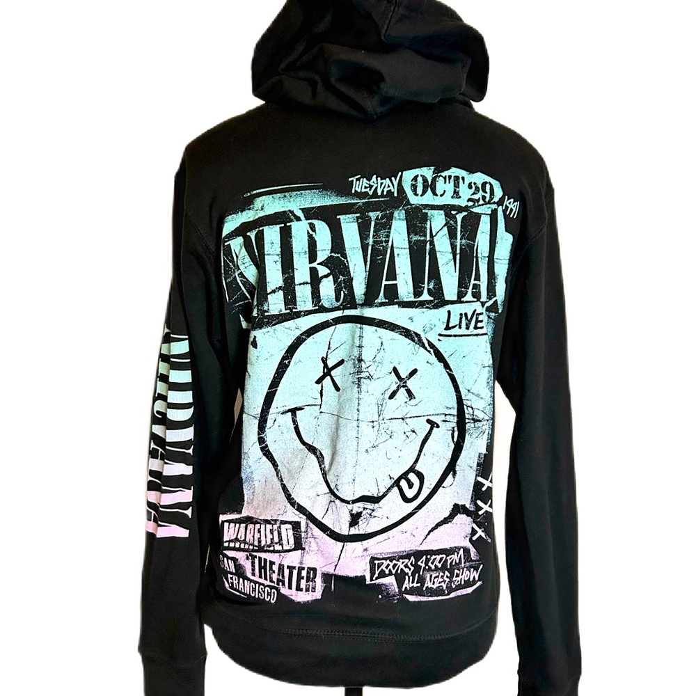HOT TOPIC Nirvana Cotton Women's Hoodie Small